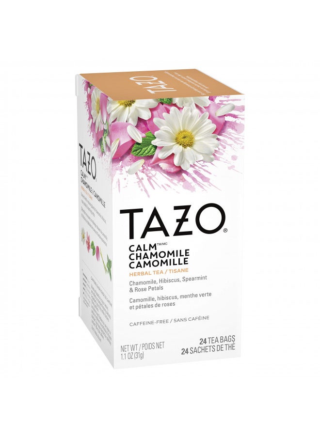 Tazo Tazo Calm Chamomile Herbal Tea Bags 24 Ct, 0.13 Kilogram - pzsku/ZD54F70F5C84D59C3A0FDZ/45/_/1731078016/be38693f-54fc-4c2f-912c-a19a76d693a1