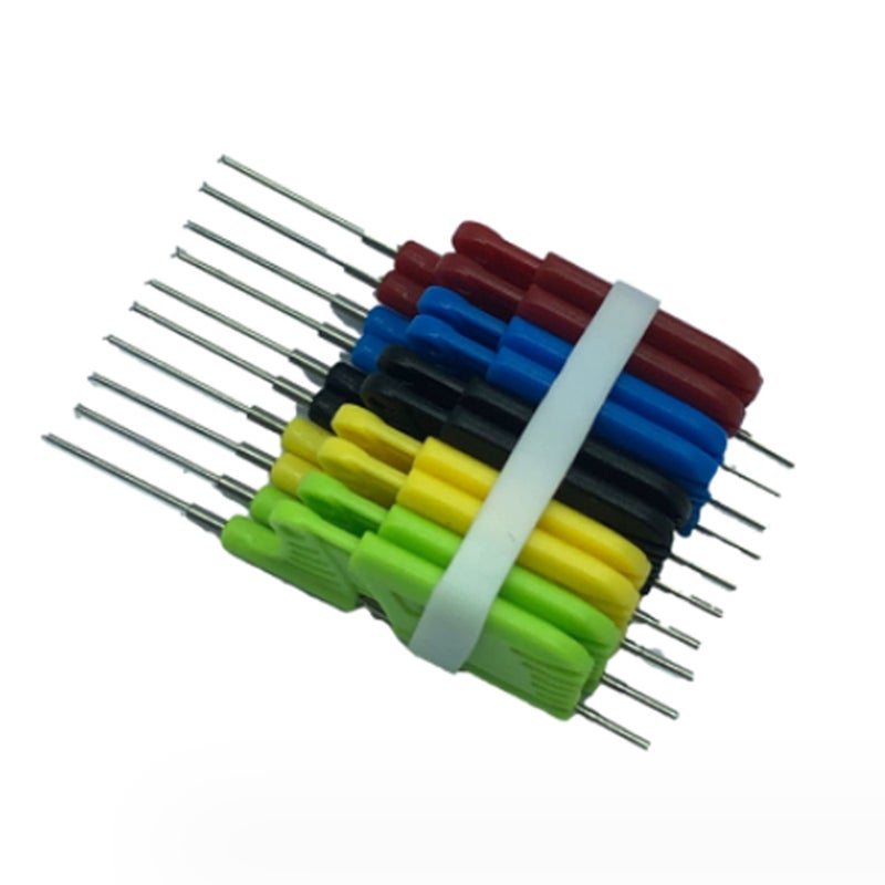 Chip Test Clip Set: 10pcs Multicolor - Convenient Storage Box Quick Identification for Chip Maintenance Electrical Testing - Image 5