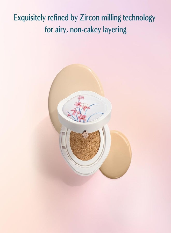 FLORASIS Flawless Jade Breathable Longwear Cushion Foundation (Ode to Embroidery) (N30 Bathing Beauty, 1 Count) - Image 2