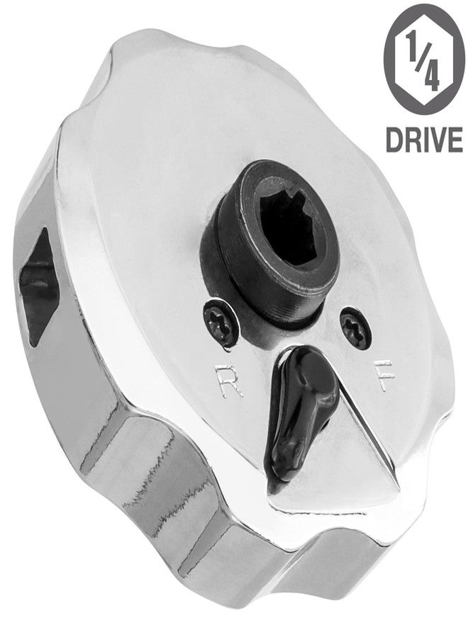 ياكاموز عجلة إبهام صغيرة من ياكاموز، مفك براغي قصير 2 في 1 بمقبس إصبع 1/4، مفك براغي سداسي 1/4، مفتاح براغي للمساحات الضيقة - Image 3