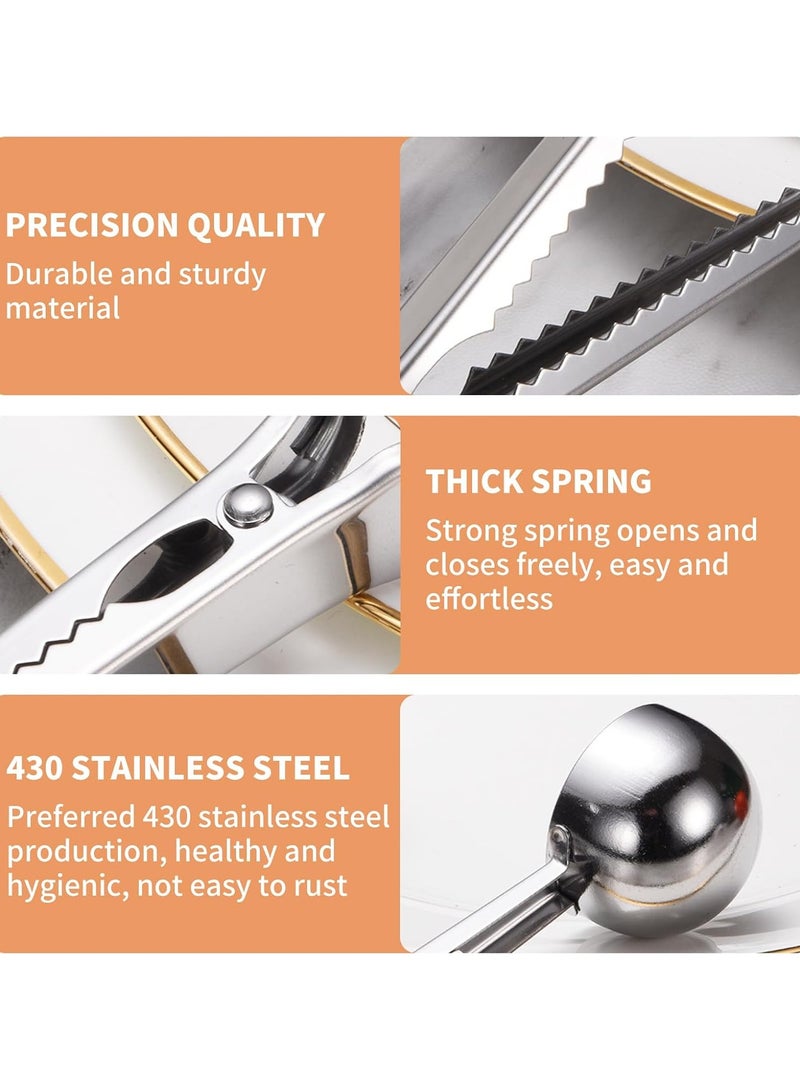 CMGTYYD Coffee Scoop with Bag Clip, 3PCS Coffee Beans Spoon Measuring 7 Inch Stainless Steel Kitchen Tools Ground Sealer Accessory for Sealing Milk Powder for cafetiere Ground Coffee and Beans  - Image 5
