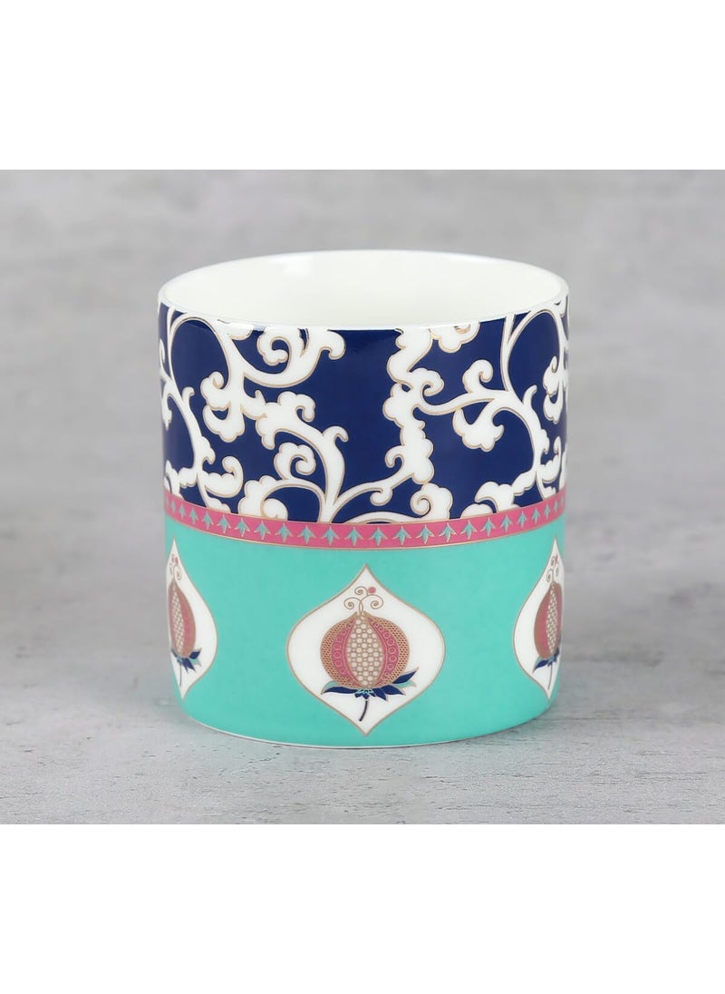India Circus by Krsnaa Mehta - India Circus by Krsnaa Mehta Artistic Abode Mug Design Tea Cups Set Microwave Safe to Gift to Best Friends 220 ml Set of 6 - Image 1