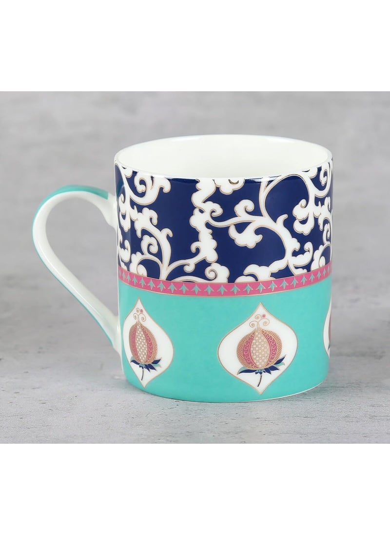 India Circus by Krsnaa Mehta - India Circus by Krsnaa Mehta Artistic Abode Mug Design Tea Cups Set Microwave Safe to Gift to Best Friends 220 ml Set of 6 - Image 1