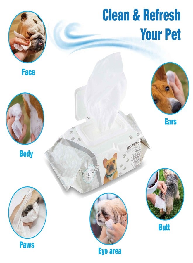 كادلي عبوة من 110 مناديل لتنظيف الحيوانات الأليفة - أحجام كبيرة وكبيرة جدًا - برائحة اللافندر والصبار وبدون رائحة - مضادة للحساسية ومتينة للغاية - مثالية للكلاب والقطط، 6 × 8 بوصات - Image 4