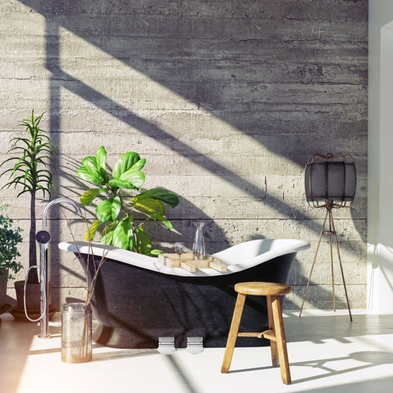 دواسة قدم للاستحمام، تصميم مانع للانزلاق، مصنوعة من الألومنيوم المتين - Image 5