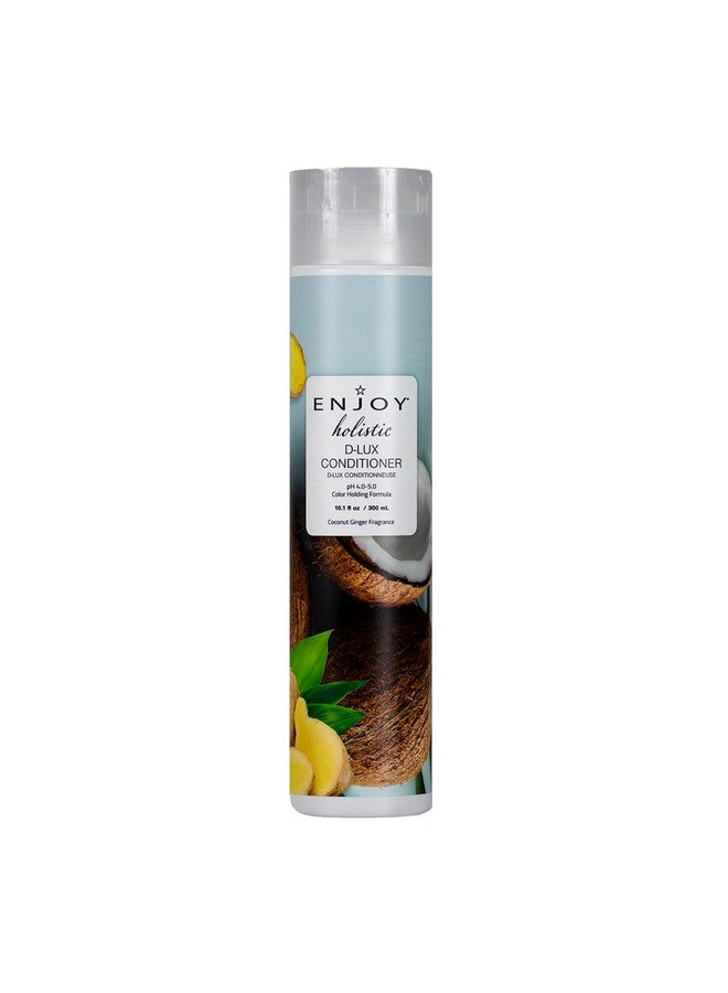 ENJOY Njoy Hair Care Holistic Dlux Conditioner Ph 4.05.0 Hair Conditioner For Damaged Hair Conditioner Curly Hair Products 10 Fl Oz - Image 1