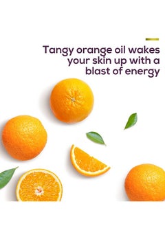 Santoor Santoor Refreshing Skin Body Wash Enriched With Tangy Orange Oil and Neroli Extracts Soap-Free Paraben-Free pH Balanced Shower Gel 230ml  - Image 3