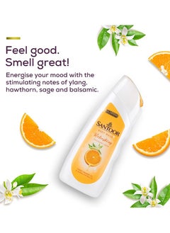 Santoor Santoor Refreshing Skin Body Wash Enriched With Tangy Orange Oil and Neroli Extracts Soap-Free Paraben-Free pH Balanced Shower Gel 230ml  - Image 4