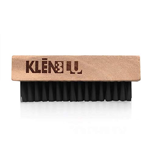 KLENBLU Gentle Suede Cleaning Brush for Shoes by Klenblu  Premium Soft Bristle Wooden Shoe Care Brush for Suede Nubuck Canvas Primeknit  Delicate Textiles 1 Pack 