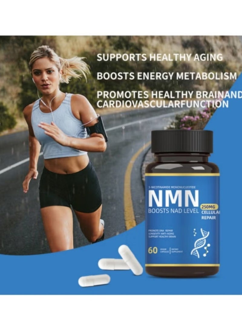 MAAC10 Formulas NMN Supplement Alternative - Liposomal NMNH (Dihydronicotinamide Mononucleotide) - High Purity NAD Supplement for Anti Aging, Energy, Focus - 60 Capsules - 250mg  - Image 2