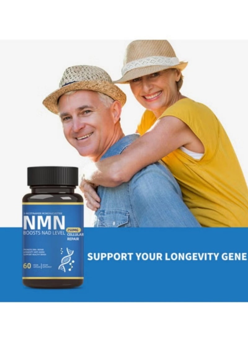 MAAC10 Formulas NMN Supplement Alternative - Liposomal NMNH (Dihydronicotinamide Mononucleotide) - High Purity NAD Supplement for Anti Aging, Energy, Focus - 60 Capsules - 250mg  - Image 3