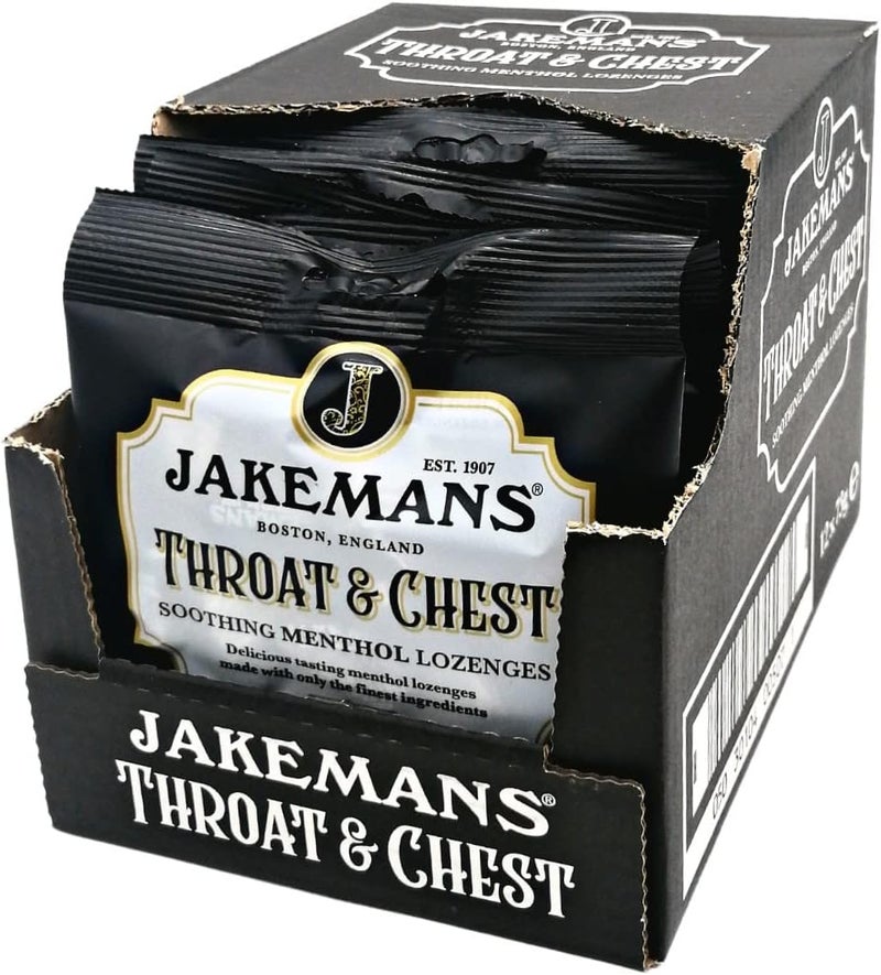 JAKEMANS Cauldon Ceramics Jakemans Throat & Chest Lozenges 73g