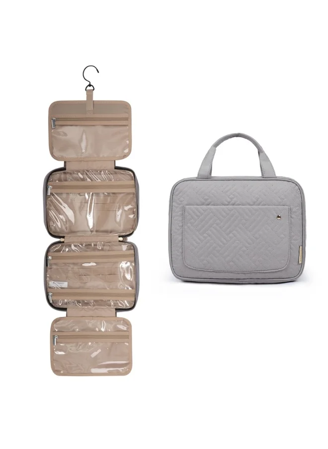 BAGSMART BAGSMART Grey The Space Saver Bonchemin Hanging Toiletry Bag