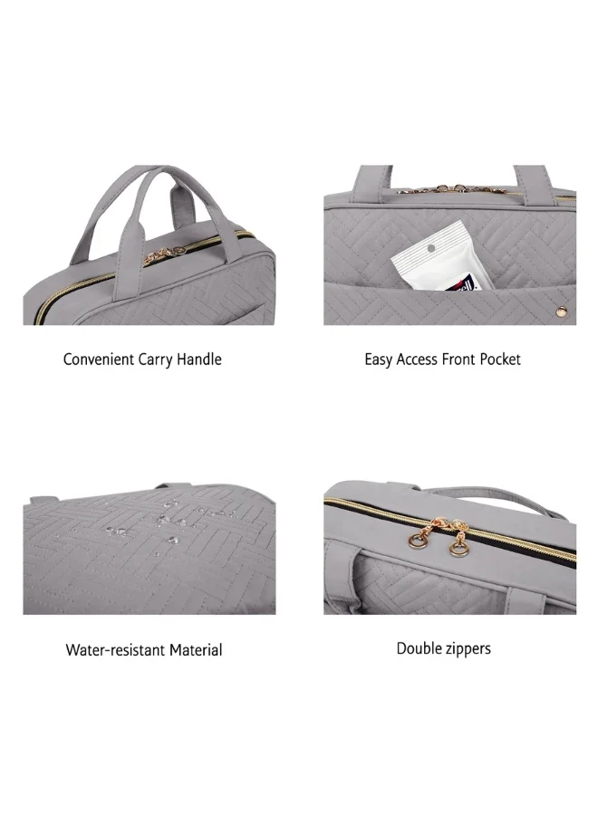 باج سمارت BAGSMART Grey The Space Saver Bonchemin Hanging Toiletry Bag