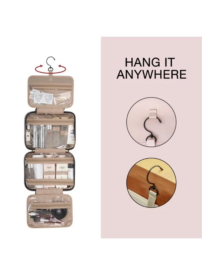 باج سمارت BAGSMART Grey The Space Saver Bonchemin Hanging Toiletry Bag