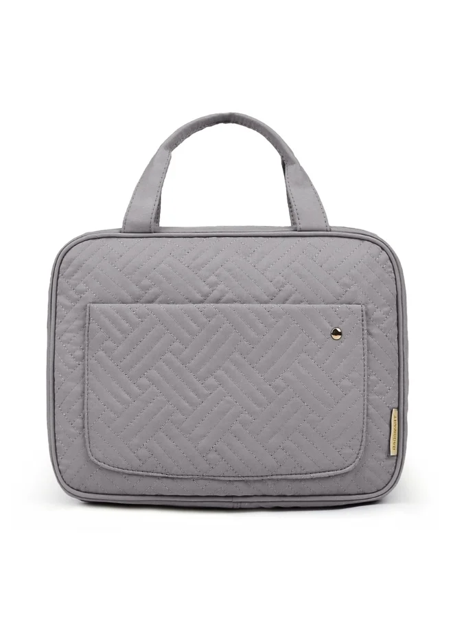 باج سمارت BAGSMART Grey The Space Saver Bonchemin Hanging Toiletry Bag