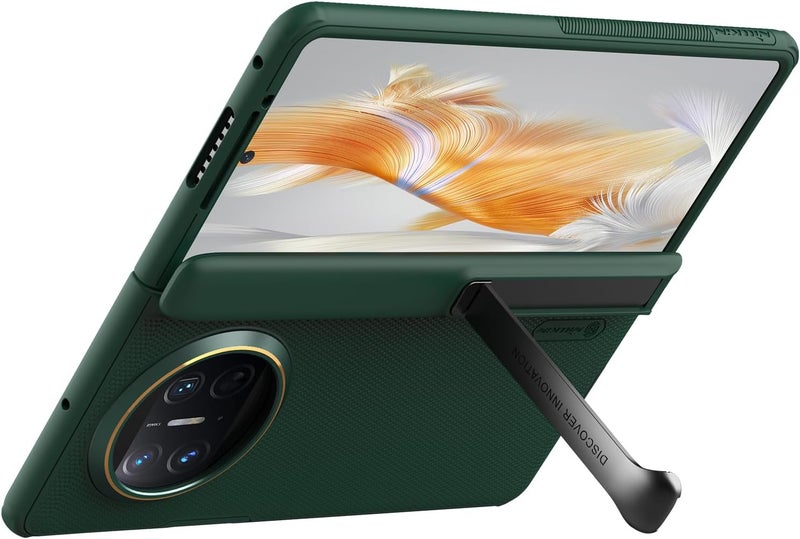 Nillkin Super Frosted Shield Fold With Stand Series Cover Case Designed For Huawei Mate X3 Green - Image 3