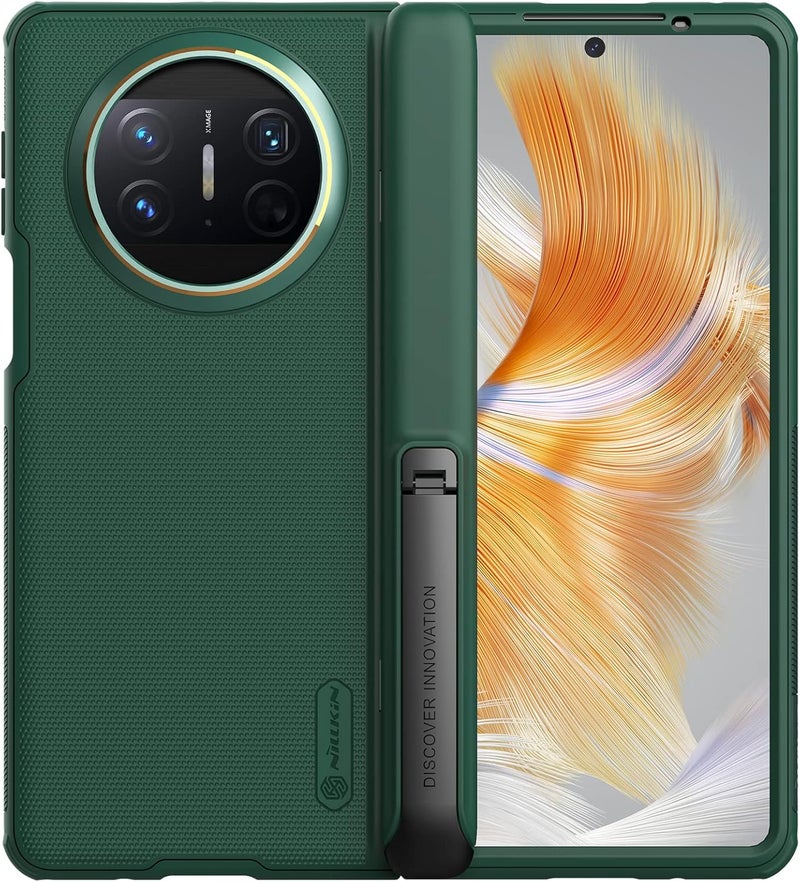 Nillkin Super Frosted Shield Fold With Stand Series Cover Case Designed For Huawei Mate X3 Green - Image 1
