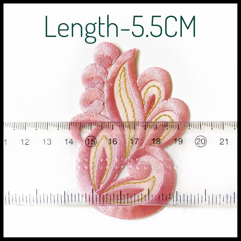 Embroidered Sew onIron on Patches for ClothesSuitsBlouseDupattaSareeJeansBackpack Iron Dress Badge DIY Combo Pack of 12 Piece - Image 3