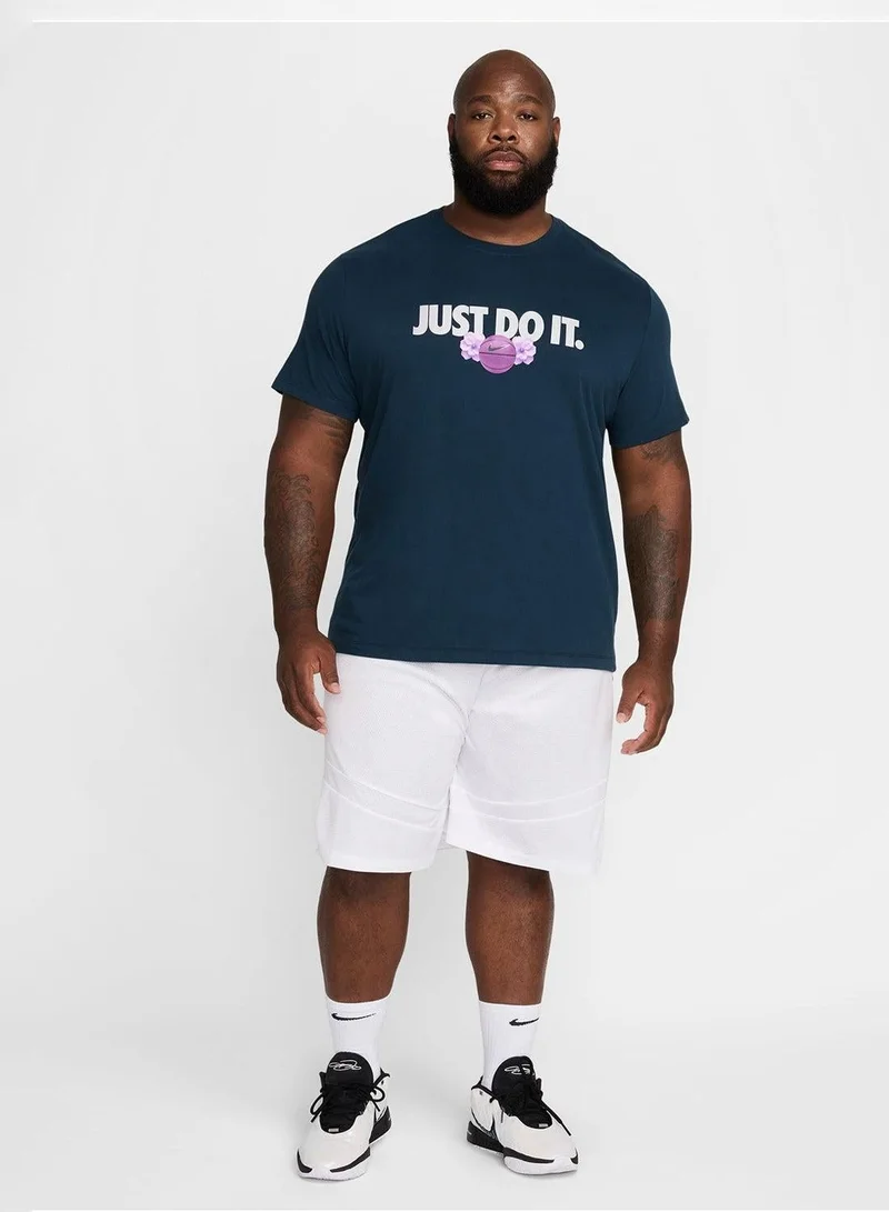 Nike Blue Men's Dri-FIT Basketball T-Shirt for Men | Best Price UAE