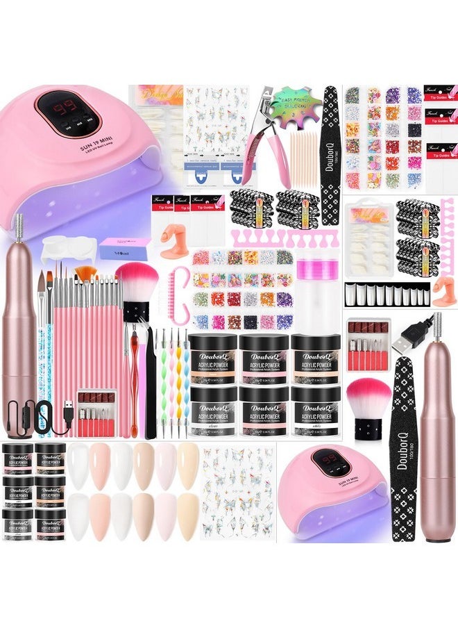 MAJOR DIJIT Acrylic Nail Kit-Starter Nails Kit Acrylic Set Acrylic Powder & Liquid With Nail Drill U V Light Acrylic With Everything For Beginners Acrylic Nail Set Full Acrylic Nail Supplies  - Image 1