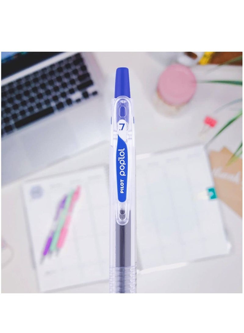 PILOT قلم حبر جل رولر 4 قطع حبر أزرق - Image 3