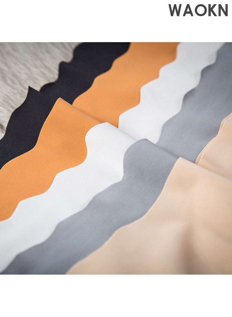 WAOKN 5 Pack Women’s Seamless Cheeky Hipster Underwear No Show Panties Invisibles Breathable Briefs Soft Stretch Bikini Lingerie Breathable and Non stuffy Fashion Anti-Chafing Stretch Cotton, Breathable Stretch Cotton Moisture-Wicking Underwear - Image 3