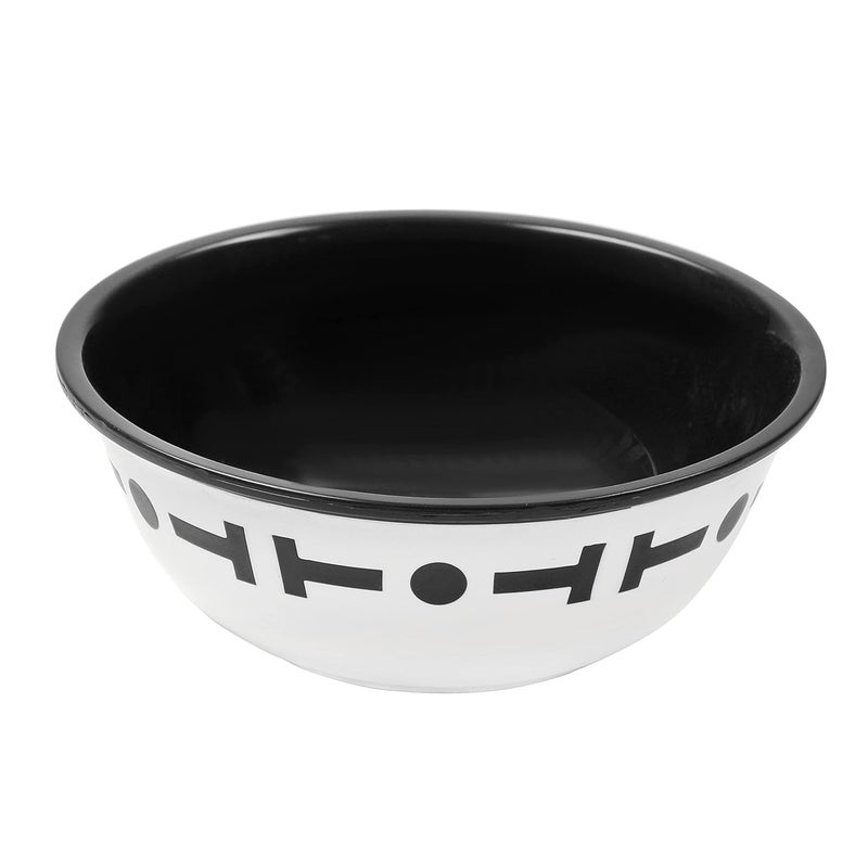 Cutting EDGE Cutting EDGE Double Color Big Bowl for Snacks Kitchen Serving Food Bowl 300ml Capacity Pack of 12 Black - Image 3