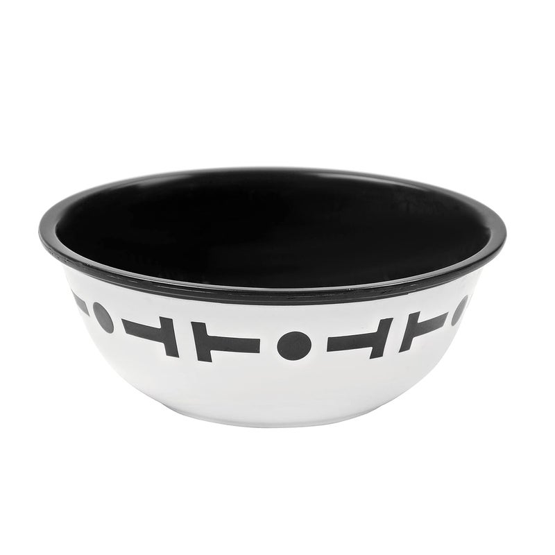 Cutting EDGE Cutting EDGE Double Color Big Bowl for Snacks Kitchen Serving Food Bowl 300ml Capacity Pack of 12 Black - Image 2