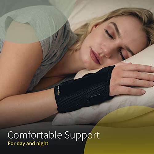 BraceUP Wrist Splint for Carpal Tunnel Right Left Hand Wrist Support for Women and Men, Daytime and Night Use, Wrist Brace for Pain Relief and Arthritis - Left Wrist (L/XL) - Image 3