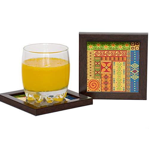 Paper Plane Design Designer Coasters Set (A) - Image 3