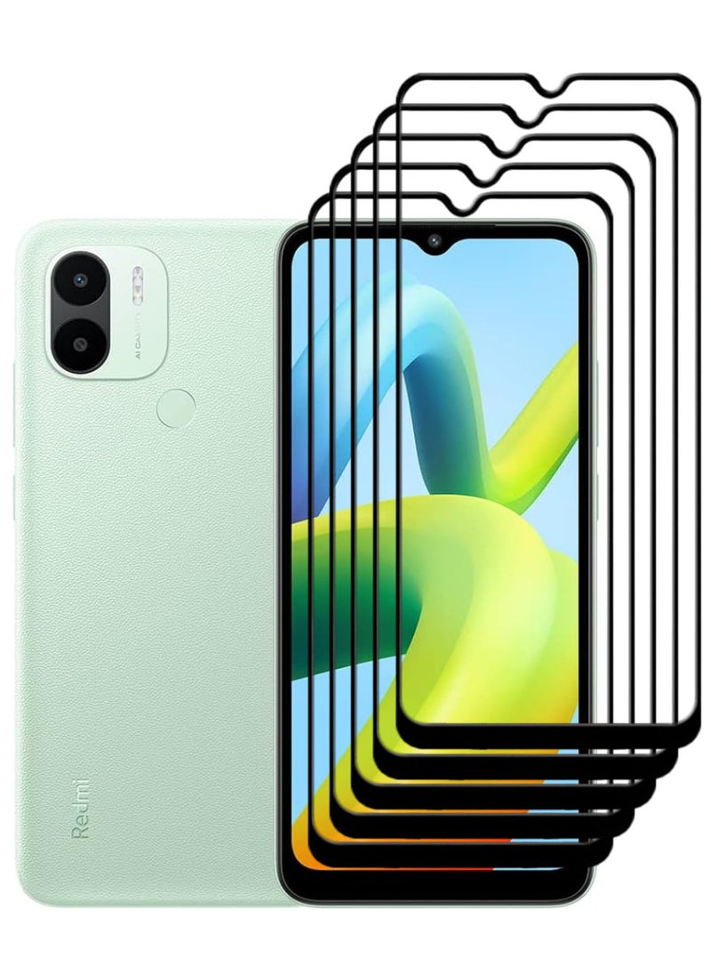 ACLIX 5 Pieces Antistatic ESD Dustproof Premium Quality High Definition Tempered Glass Screen Protector Designed For Xiaomi Redmi A1+ - Image 1