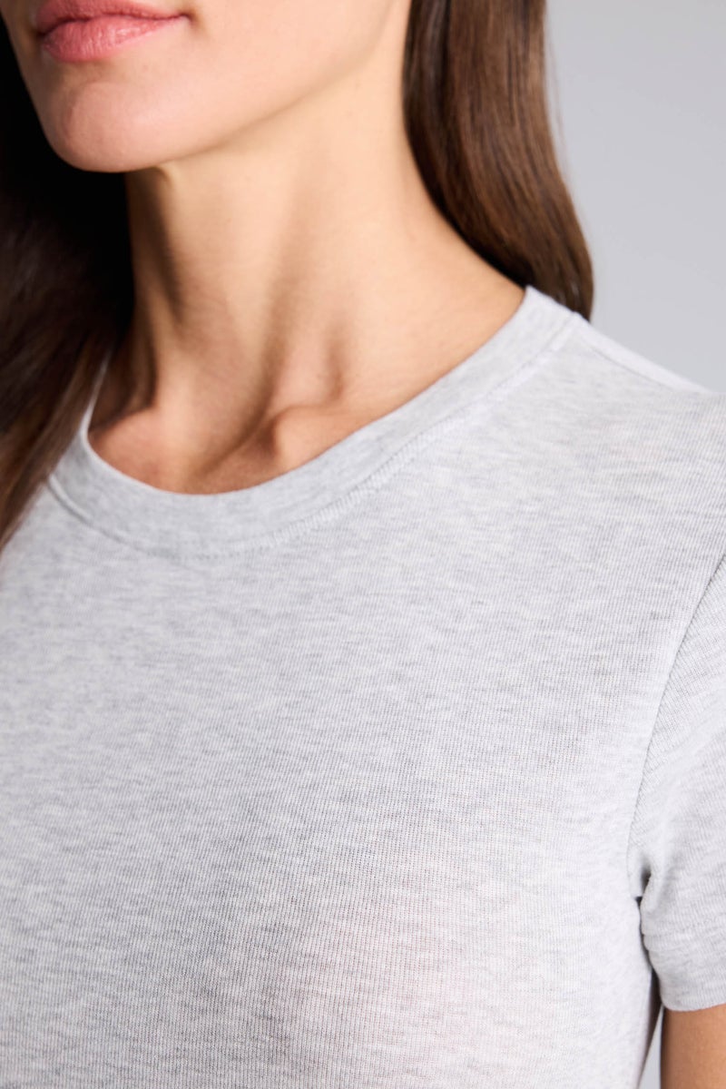 ديفاكتو تيشيرت نص كم سادة بيزك سليم فيت وياقة مستديرة - Image 4