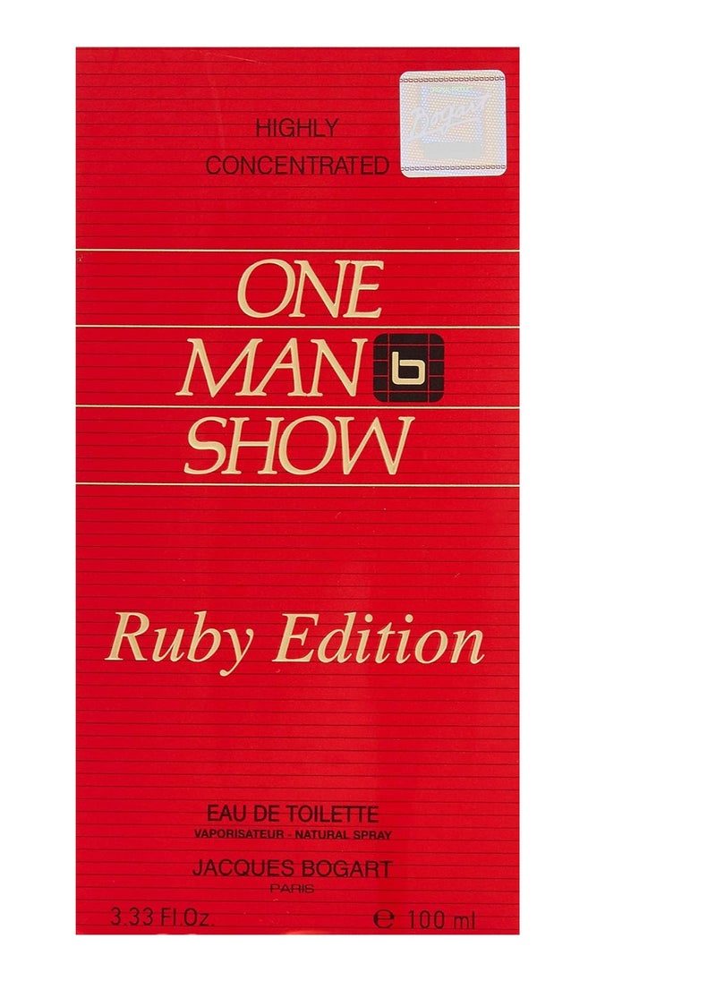 Jacques Bogart - One Man Show Ruby Edition EDT 100ml - Image 1