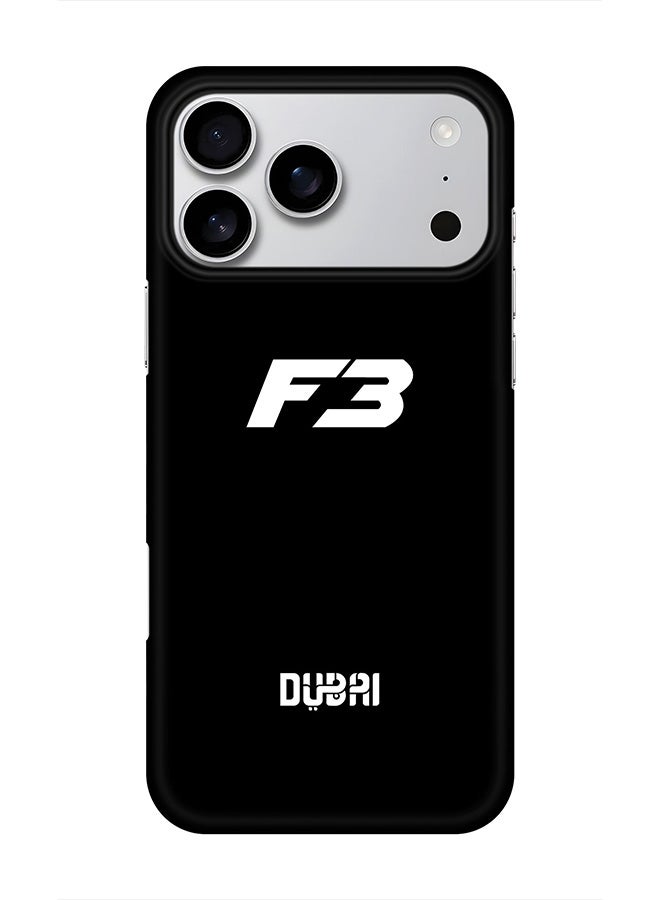 Stylizedd For iPhone 17 Pro Max,Case, [Compatible with MagSafe] Magnetic cover Slim fit Protection Matte, -  Faz3 Dubai Black