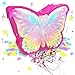 KiDEPOCH Butterfly Pinata for Birthday Party Supplies Colorful Pull String Butterfly Pinata for Girls Butterfly Themed Party Decoration Small Pinata Party Supplies16 x 126 x 42 In Dark Pink - Image 2