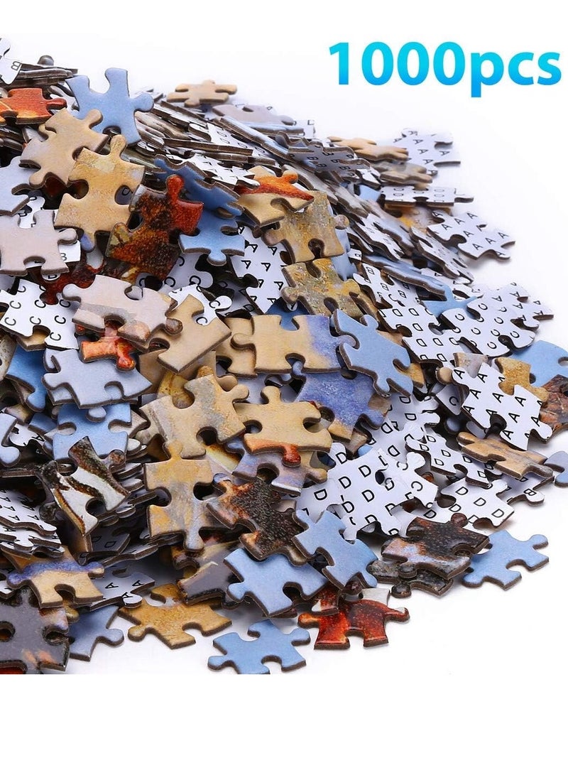 بازل تويز ألعاب أحجية الصور المقطوعة تساعد الأيدي: رعاة البقر الغربيين، للأطفال والعائلات، ألغاز ألغاز مثيرة للعقل - أكبر 29.5 بوصة × 19.6 بوصة - Image 2