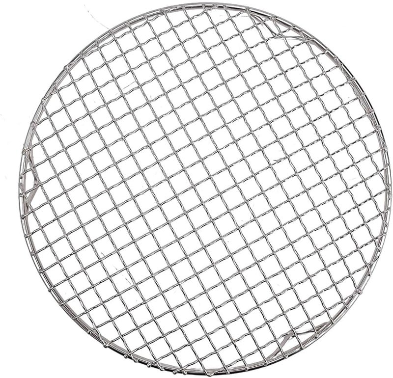 رف تبريد دائري من الفولاذ المقاوم للصدأ مقاس 26 سم للخبز في الفرن والبيتزا والكعك والشواء - Image 1