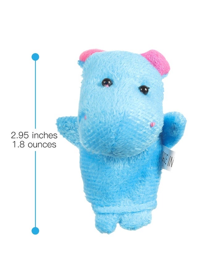 HPMY Soft Plush Animal Finger Puppets Set 10pcs Velvet Baby Story Time Toys for Toddlers Everyday Play Educational Gift - Image 2