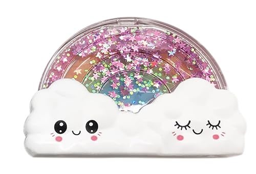 iscream Happiest Rainbow Strawberry Scented Solid Lip Gloss in Glitter Case - Image 5