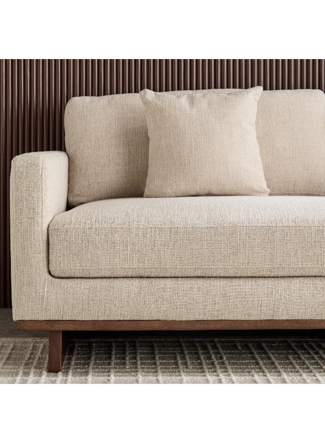 Home Box Monza 3-Seater Fabric Sofa with 3 Cushions - Image 5