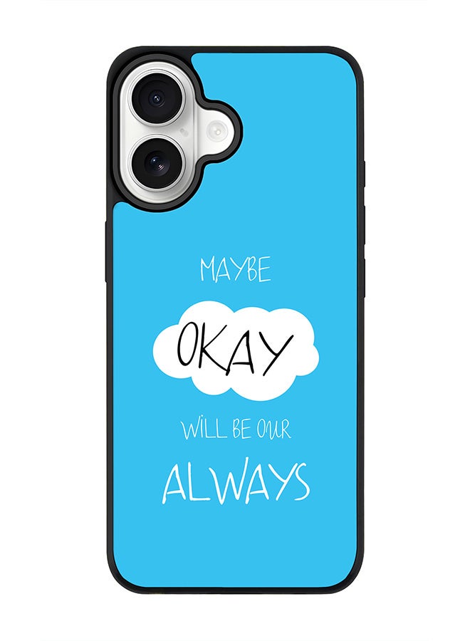 Stylizedd iPhone 17 Case, [Compatible with MagSafe] Slim Magnetic cover Phone Case iPhone 17 -Maybe Okay - Image 1