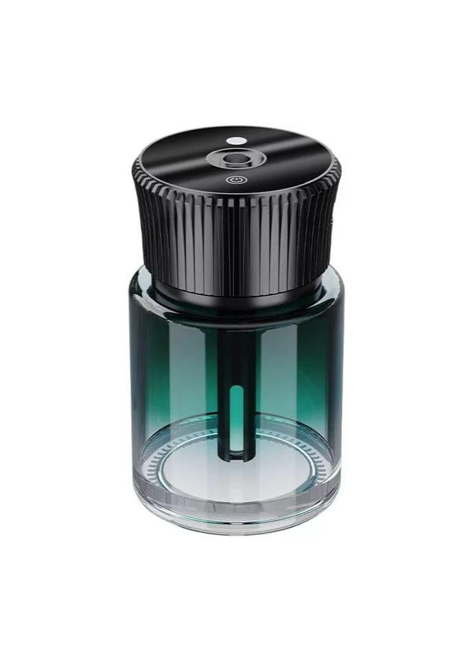 Generic Car Fragrance Classic Cologne Essential Oil Car Humidifier Diffuser - Green Car Humidifier Aromatherapy Essential Oil Diffuser USB Cool Mist Mini Portable Diffuser for Car Home Office Bedroom  - Image 1