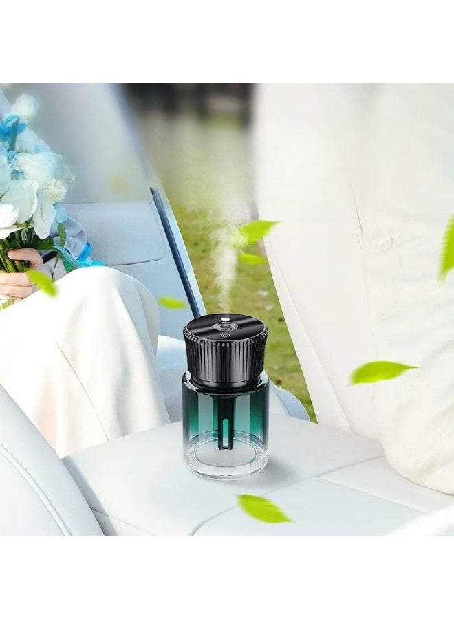 Car Fragrance Classic Cologne Essential Oil Car Humidifier Diffuser - Green Car Humidifier Aromatherapy Essential Oil Diffuser USB Cool Mist Mini Portable Diffuser for Car Home Office Bedroom - Image 5