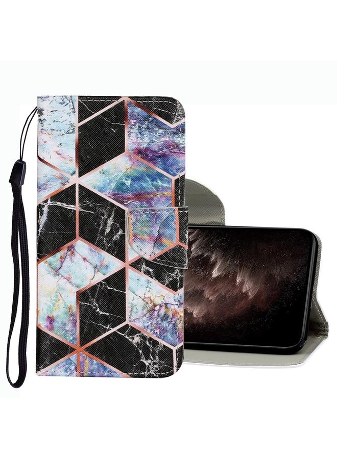 The Bros Case For Xiaomi Redmi Note 10 5G Coloured Drawing Pattern Leather Phone Case