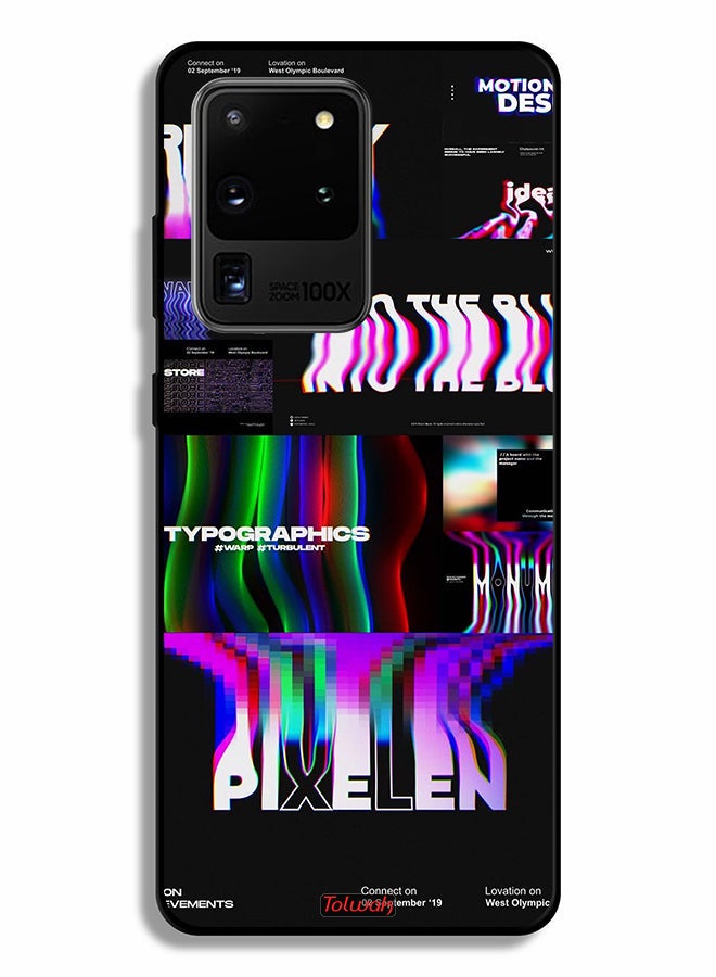 Tolwak Samsung Galaxy S20 Ultra Protective Case Cover Motion Design - Image 2