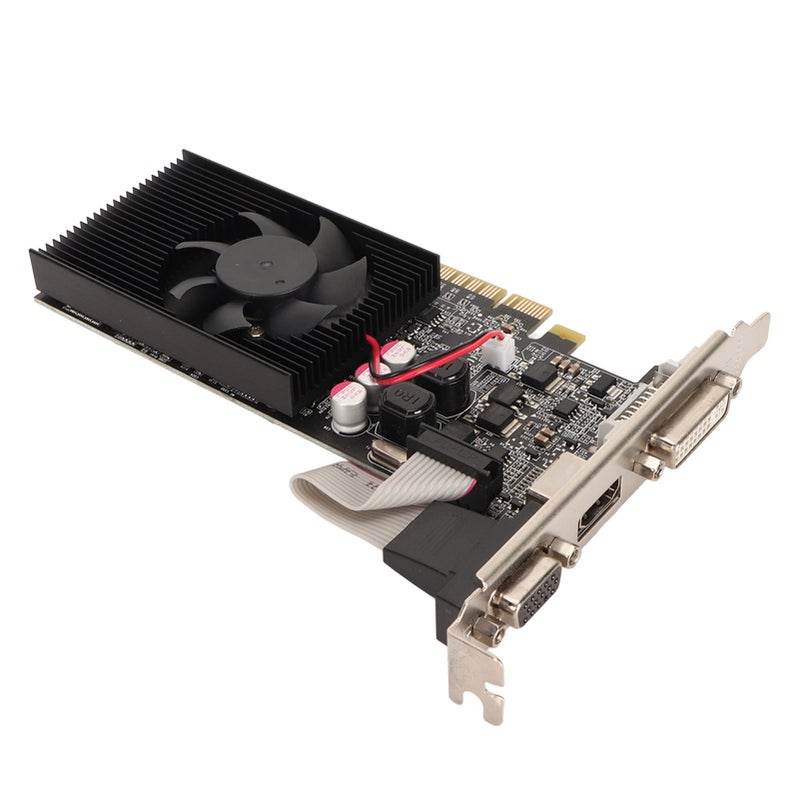 بطاقة رسومات GT610 2GB مستقلة 64 بت مع منفذ VGA و DVI و PCI Express X16 1.1 لأجهزة الكمبيوتر المكتبية للألعاب - Image 4
