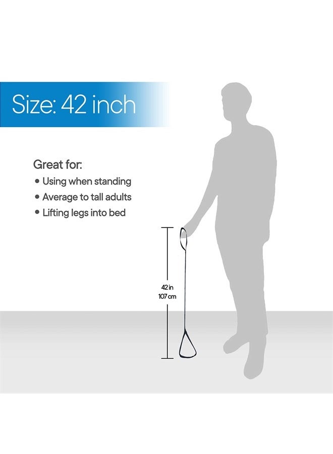 RMS 42 Inch Long Leg Lifter - Durable & Rigid Hand Strap & Foot Loop - Ideal Mobility Tool for Wheelchair, Hip & Knee Replacement Surgery  - Image 5