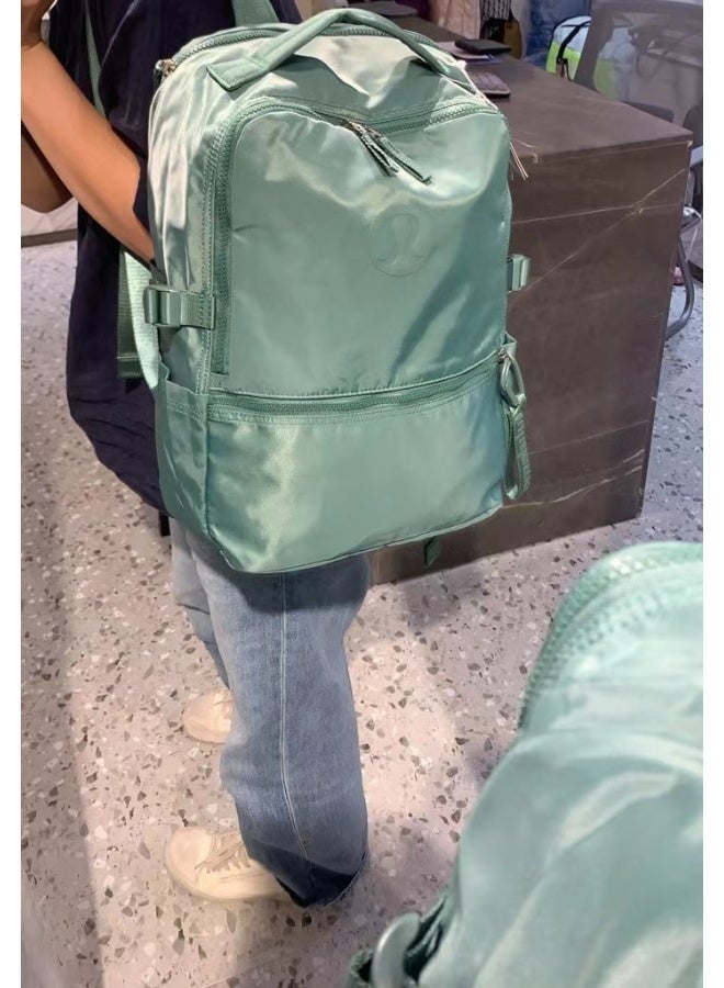 Lululemon double shoulder bag, sporty, for school, casual wear, hiking, 22l large capacity backpack