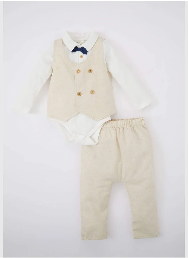 DeFacto 3 Pack BabyBoy Long Sleeve Knitted Set
